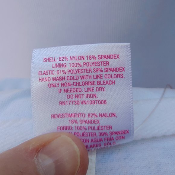 Xhilaration Animal Print Bikini Top Tan Smocked Off-Shoulder Lace-Up NWT - Picture 11 of 13